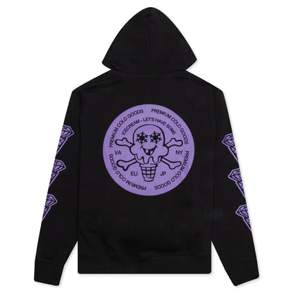 Cones Hoodie - Black/Purple
