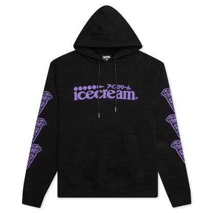 Cones Hoodie - Black/Purple