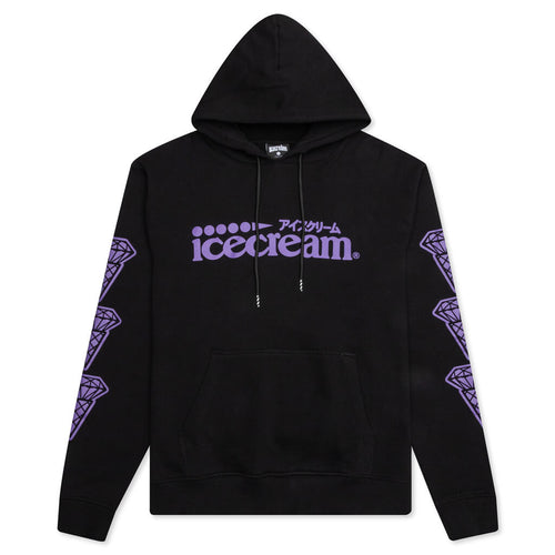 Cones Hoodie - Black/Purple