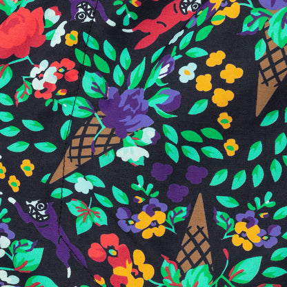 Floral Short - Black