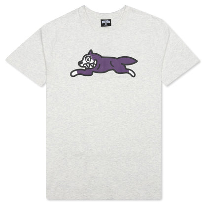 Running Dog S/S Tee - Light Heather Grey