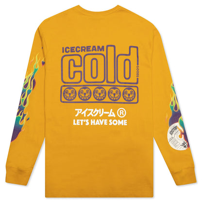 Vol 1 Burner L/S Tee - Golden Yellow