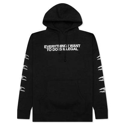 Illegal Hoodie - Black