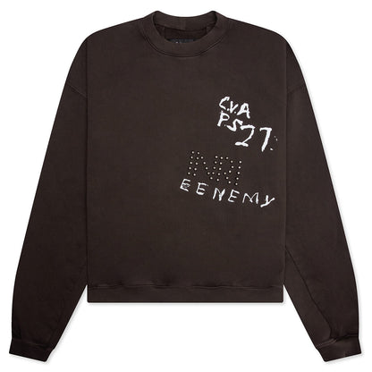 Inri CVA Crewneck - Monk Brown