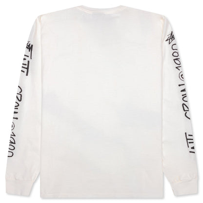 International Crew Pigment Dyed L/S Tee - Natural
