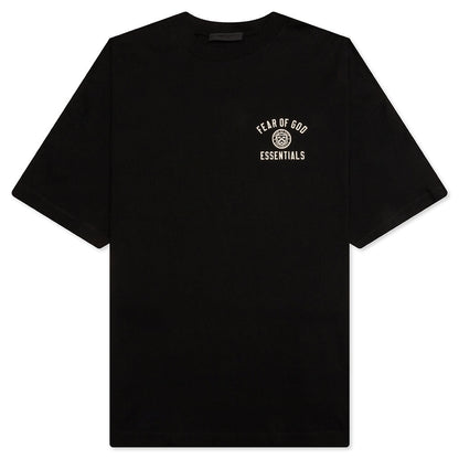 Jersey Crewneck Tee - Black
