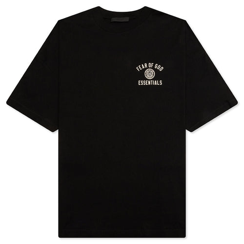 Jersey Crewneck Tee - Black