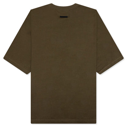 Jersey Crewneck Tee - Olive