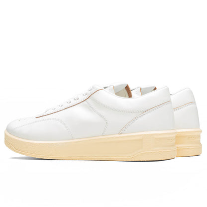 Cow Leather W/ Contrast Base - White