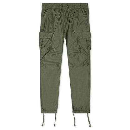 Back Sateen Cargo Pants - Olive