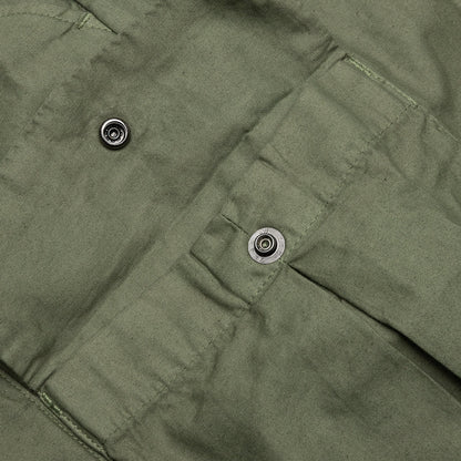 Back Sateen Cargo Pants - Olive