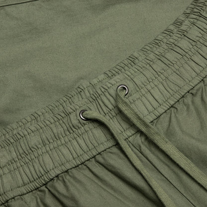 Back Sateen Cargo Pants - Olive