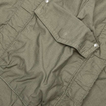 Cotton Poplin Frame Cargo - Olive