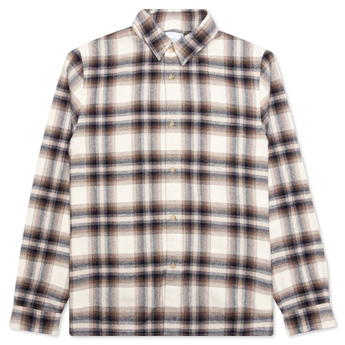Sly Cotton Straight Hem - Natural x Navy