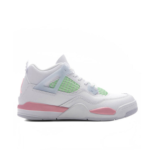 Air Jordan 4 Retro 'Valentine's Day' (PS) - White/Medium Soft Pink/Half Blue