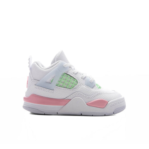 Air Jordan 4 Retro 'Valentine's Day' (TD) - White/Medium Soft Pink/Half Blue