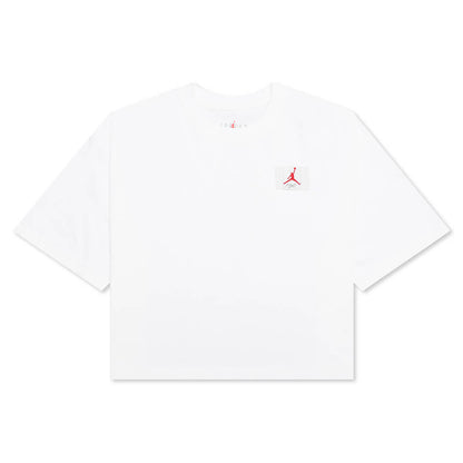 Essential Women's S/S Boxy T-Shirt - White