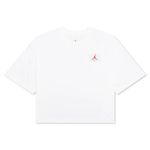 Essential Women's S/S Boxy T-Shirt - White