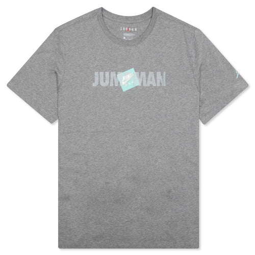 Jumpman Classics S/S T-Shirt - Carbon Heather/White