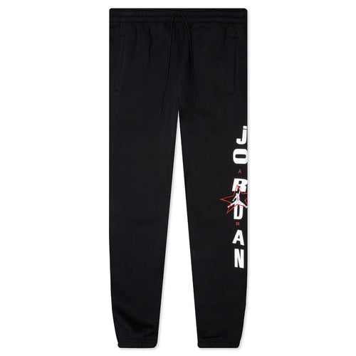Legacy AJ6 Graphic Fleece Pants - Black