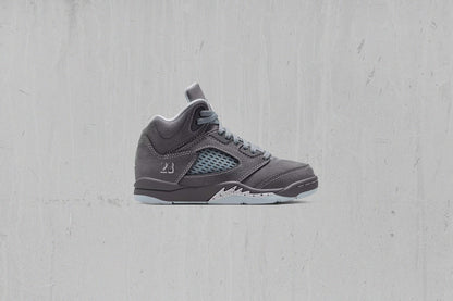 Air Jordan 5 Retro 'Wolf Grey' (PS) - Light Graphite/White/Wolf Grey