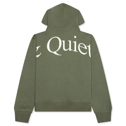 Jumbo Wordmark Hoodie - Olive
