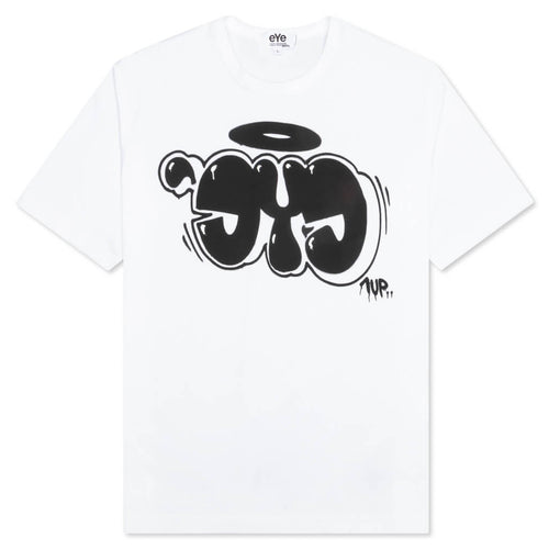 Disc T-Shirt - White/Black