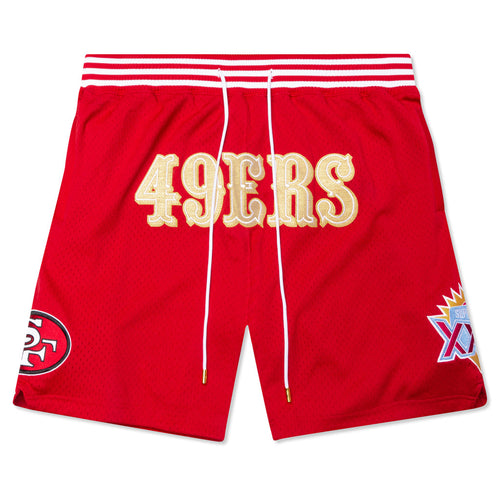 NFL Cali Gold Rush 49ers Short - Red