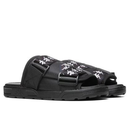 222 Banda Mitel 1 Sandals - Black/White