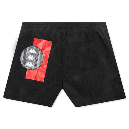 Authentic HB Ethan Swim Shorts - Black/Red