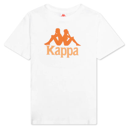 Kids Authentic Estessi T-Shirt - White/Orange