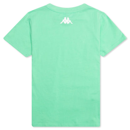 Kids Authentic Pop Esazar T-Shirt - Green Spring/White