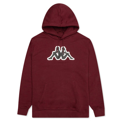 Logo Aiok Pullover Hoodie - Red Dahlia