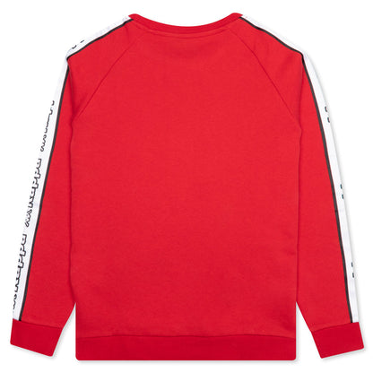 Logo Tape Ateri Sweatshirt - Red/White