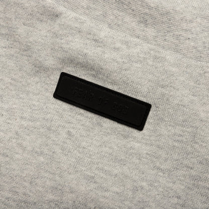 Kid's Heavy Jersey Crewneck T-Shirt - Light Heather Grey