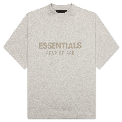 Kid's Crewneck T-Shirt - Light Heather Grey