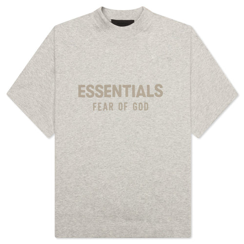Kid's Crewneck T-Shirt - Light Heather Grey