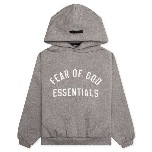 Kid's Fleece Hoodie - Heather Gray