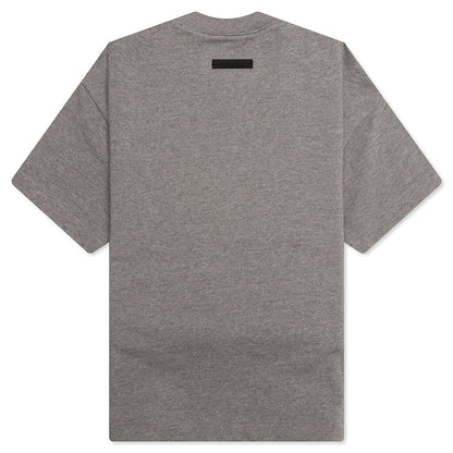 Kid's Heavy Crewneck Tee - Heather Gray