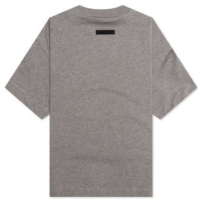 Kid's Jersey Crewneck Tee - Heather Gray