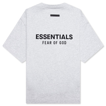 Kid's Jersey Crewneck Tee - Light Heather Gray