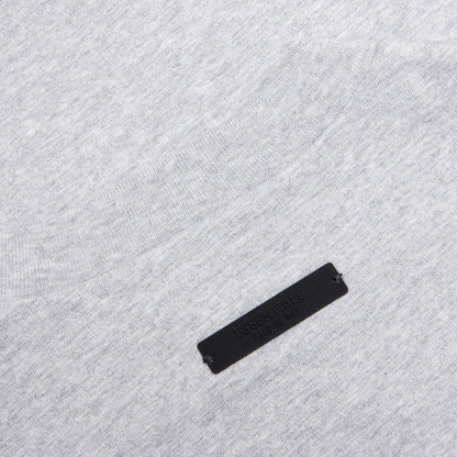 Kid's Jersey Crewneck Tee - Light Heather Gray