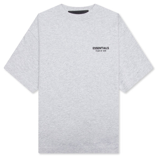 Kid's Jersey Crewneck Tee - Light Heather Gray