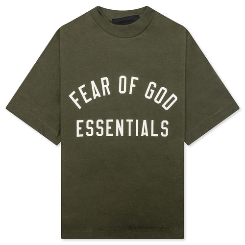 Kid's Jersey Crewneck Tee - Military