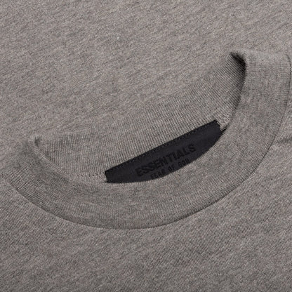 Kid's Jersey Crewneck Tee- Heather Gray