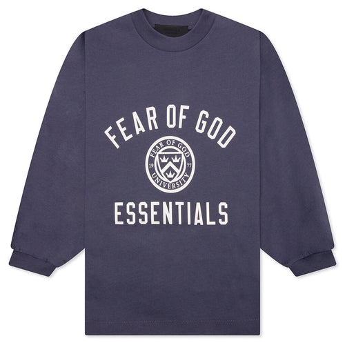 Kid's Jersey Long Sleeve Tee - Marine