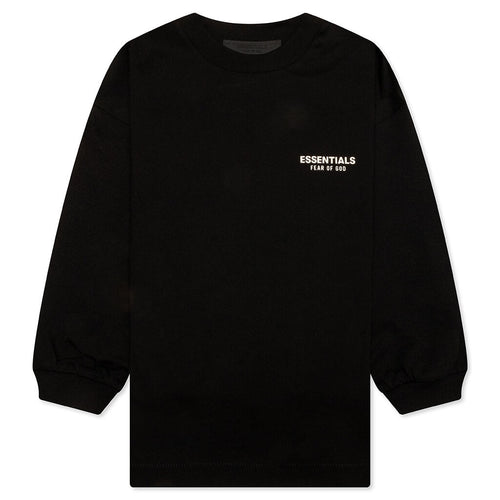 Kid's Jersey Long Sleeve Tee - Black