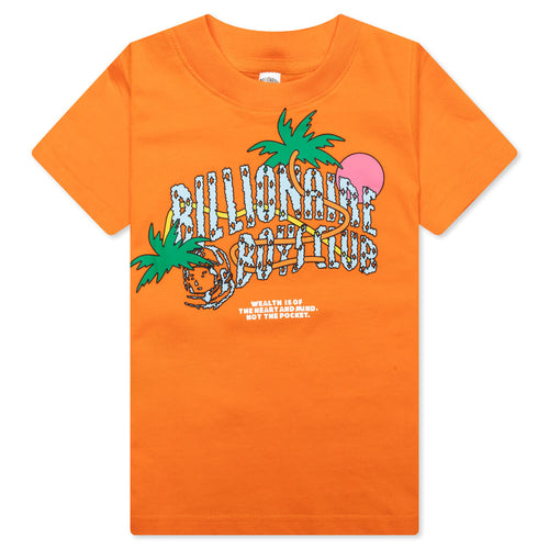 Kids BB Utopia Arch S/S Knit - Orange Peel