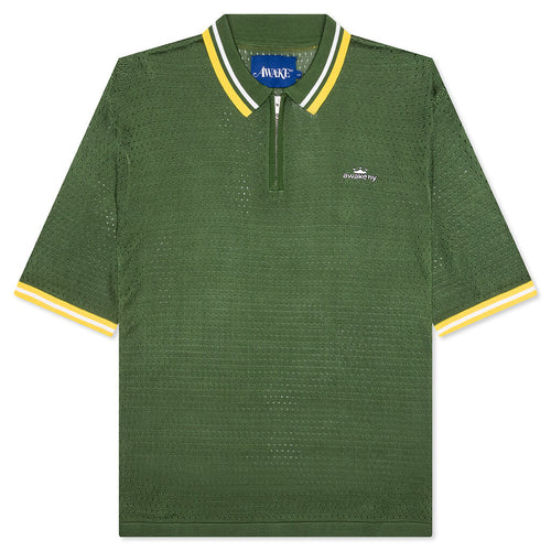 Mesh Polo - Green