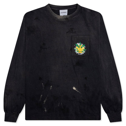 L/S Pocket T-Shirt Snake - Black